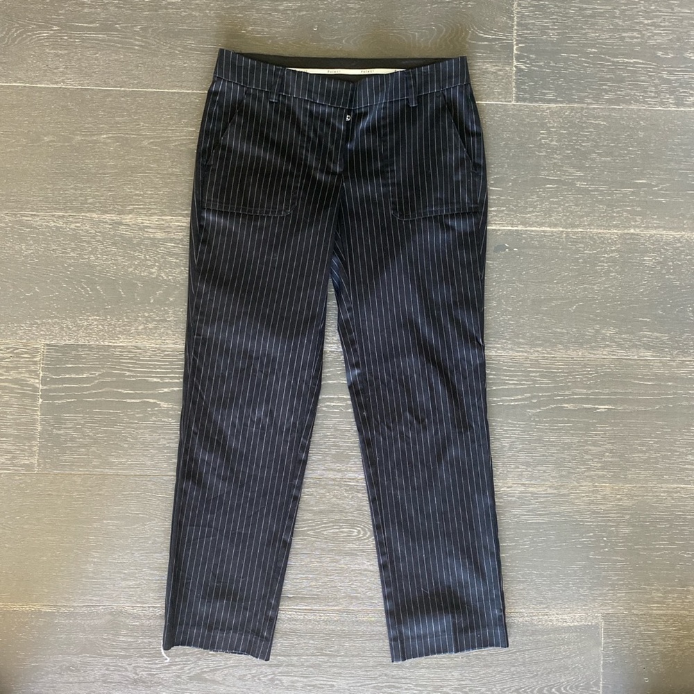 POLECI Low Rise Pinstripe Trouser Pants
